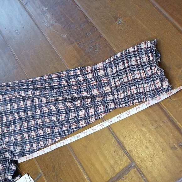 Free People One Plaid Miles Tuxedo Shirt Size Xs - Picture 13 of 14